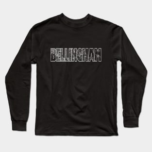 Bellingham Street Map Long Sleeve T-Shirt